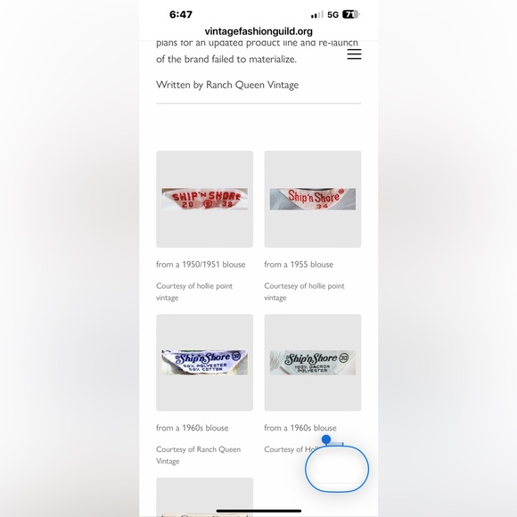 Vintage Ship’n Shore Blouse - Picture 4 of 4